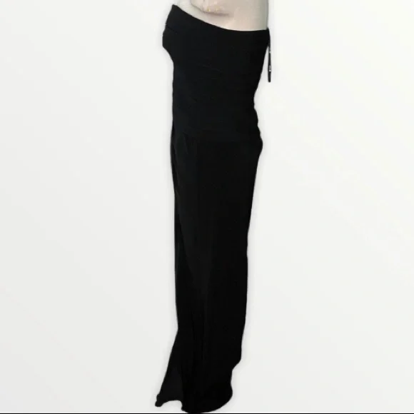 Tadashi Collection black dress gown sz-s - Picture 2 of 4